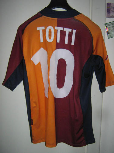 maillot de as rome réplique 2001-2002 rétro