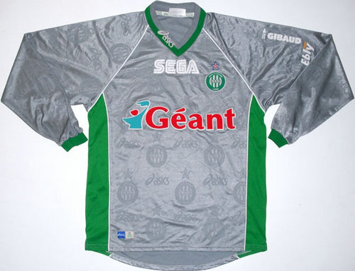 maillot de as saint-étienne exterieur 1999-2000 rétro