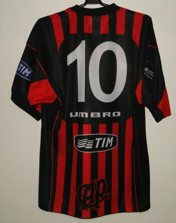 maillot de athletico paranaense domicile 2001 rétro