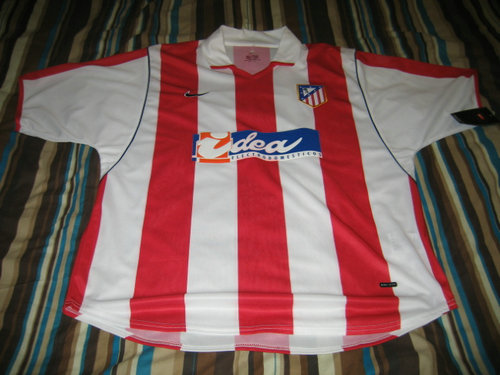 maillot de atlético de madrid domicile 2001-2002 rétro