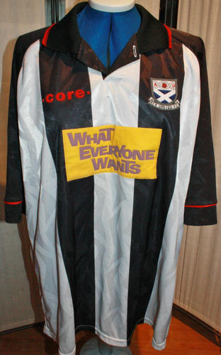 maillot de ayr united domicile 1994-1995 rétro