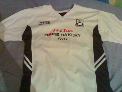 maillot de ayr united domicile 2005-2006 rétro