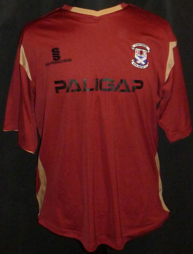 maillot de ayr united particulier 2009-2010 rétro