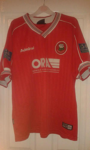 maillot de barnsley fc domicile 1998-1999 rétro