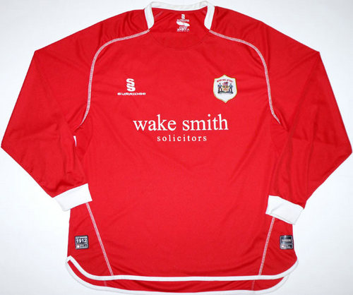 maillot de barnsley fc domicile 2007-2008 rétro