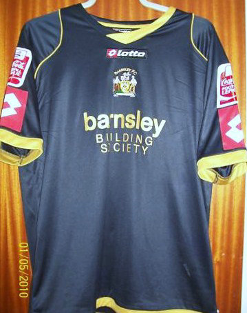 maillot de barnsley fc exterieur 2009-2010 rétro