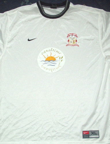 maillot de barrow afc exterieur 2001-2002 pas cher