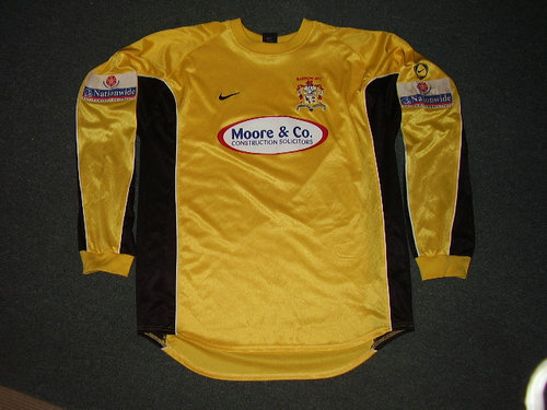 maillot de barrow afc exterieur 2004-2005 pas cher