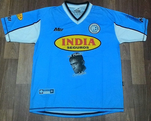 maillot de belgrano domicile 2002-2003 rétro