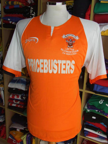 maillot de blackpool fc réplique 2004 rétro