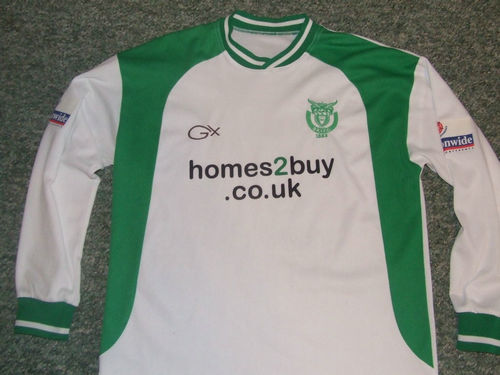 maillot de bognor regis town domicile 2005-2006 rétro