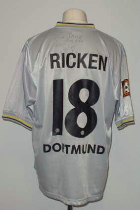 maillot de borussia dortmund exterieur 2000-2001 rétro maillot de borussia dortmund exterieur 2000-2001 rétro