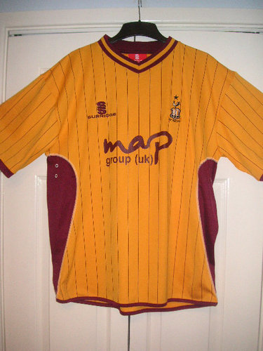 maillot de bradford city afc domicile 2010-2011 pas cher