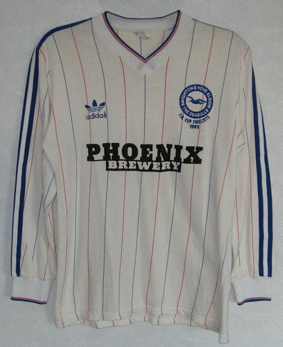 maillot de brighton and hove albion exterieur 1983-1984 pas cher