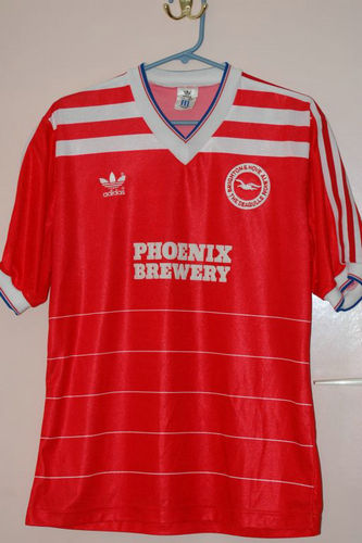 maillot de brighton and hove albion exterieur 1985-1986 pas cher