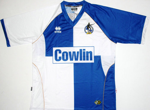 maillot de bristol rovers domicile 2008-2009 pas cher