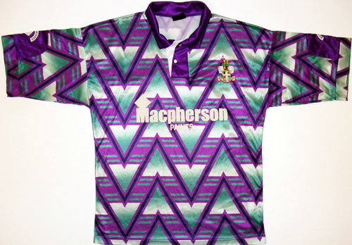 maillot de bury fc exterieur 1992-1993 rétro