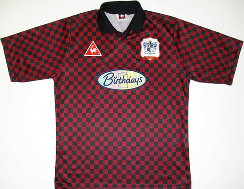 maillot de bury fc exterieur 1995-1996 rétro