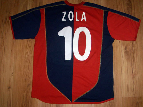 maillot de cagliari calcio domicile 2004-2005 rétro