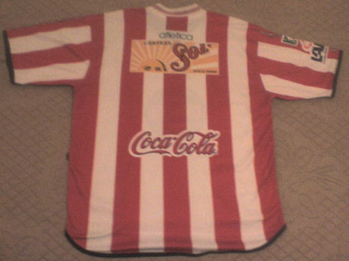 maillot de cd guadalajara domicile 2001-2002 rétro