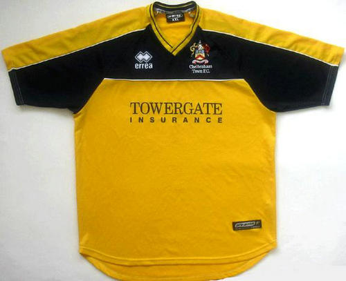 maillot de cheltenham town fc exterieur 2000-2002 rétro