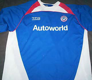 maillot de chesterfield fc domicile 2006-2007 rétro