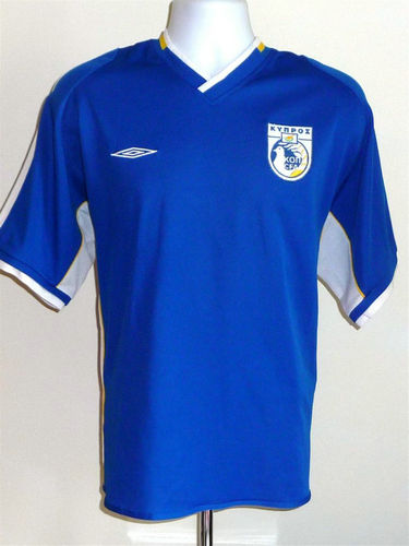 maillot de chypre domicile 2003-2004 rétro
