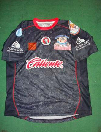maillot de club tijuana exterieur 2009 rétro