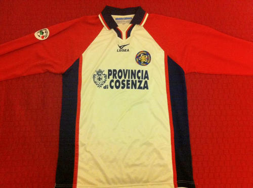 maillot de cosenza calcio exterieur 2000-2001 pas cher