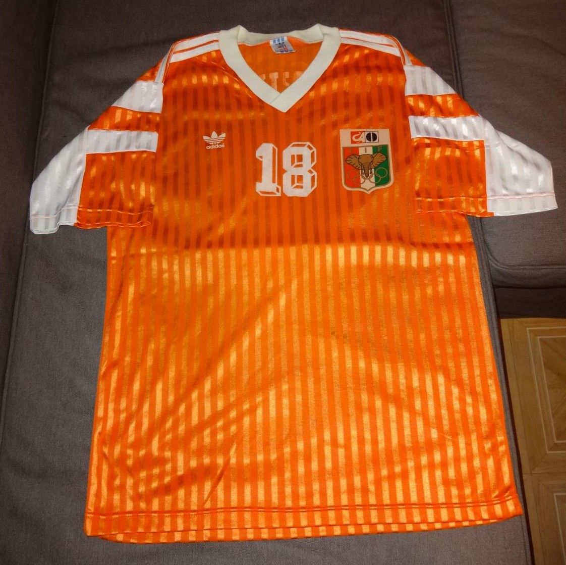 maillot de côte d'ivoire domicile 1992-1993 rétro