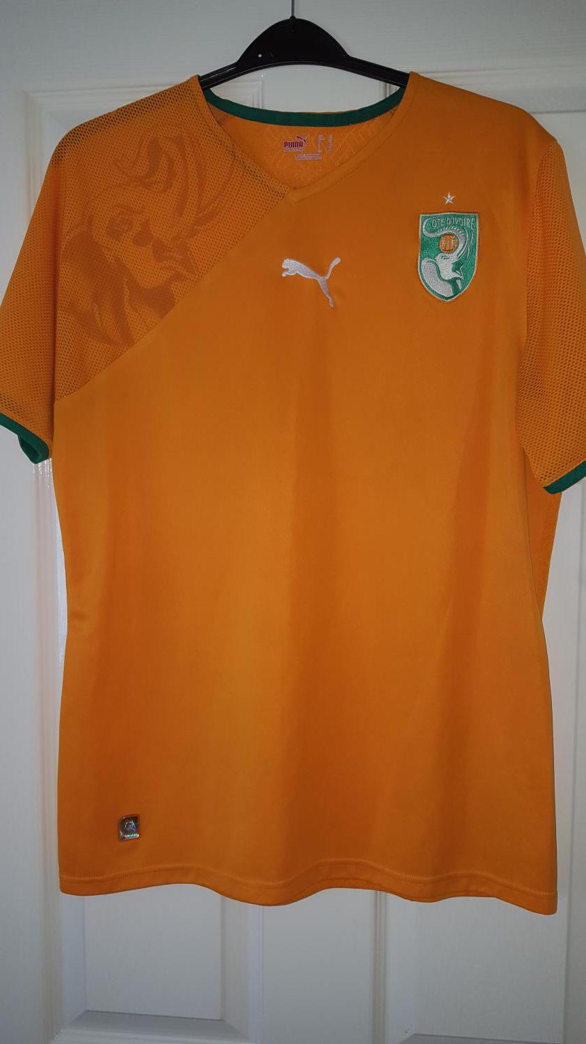 maillot de côte d'ivoire domicile 2009-2010 rétro