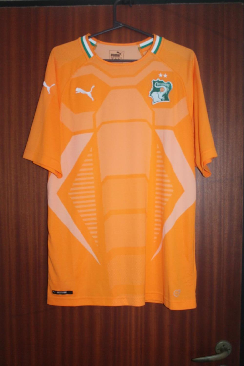 maillot de côte d'ivoire domicile 2018 rétro