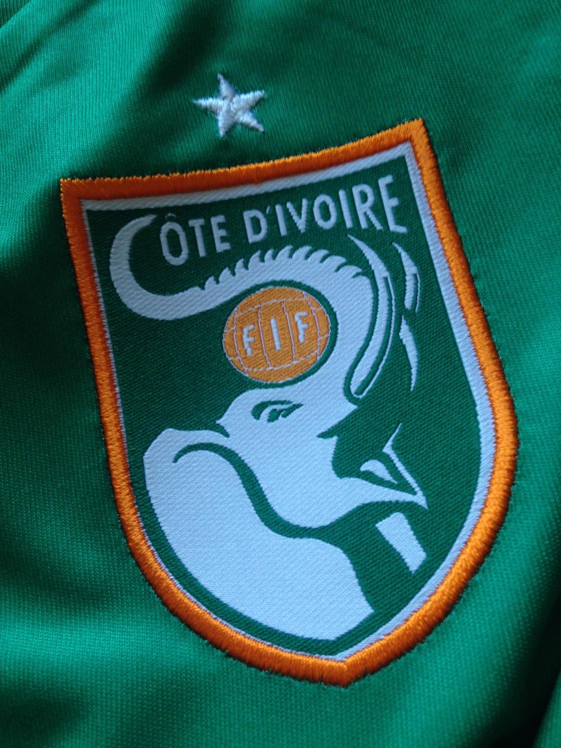 maillot de côte d\'ivoire exterieur 2012-2013 rétro