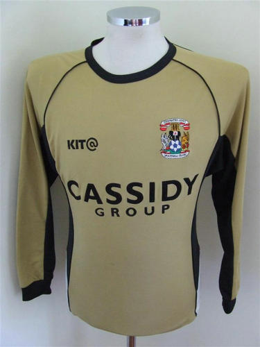 maillot de coventry city fc gardien 2005-2006 rétro