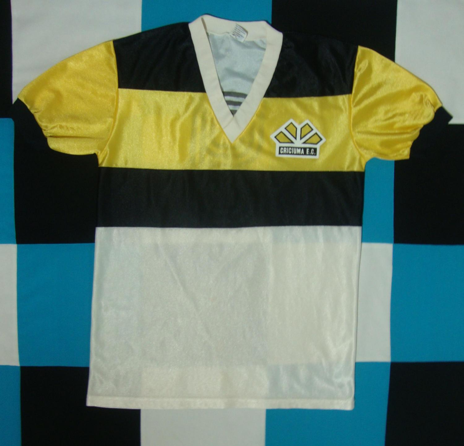 maillot de criciúma esporte clube domicile 1985 rétro