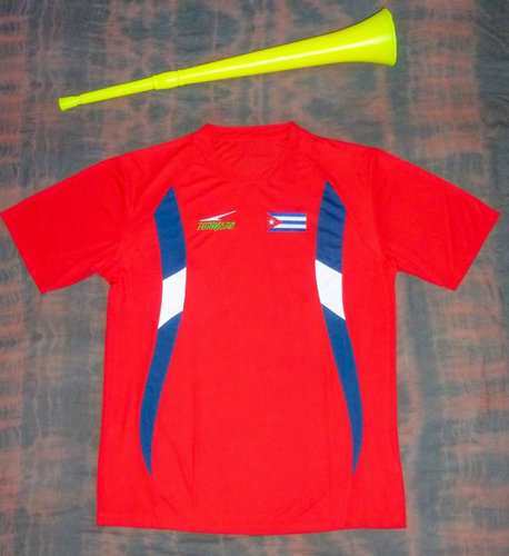 maillot de cuba domicile 2013-2014 rétro