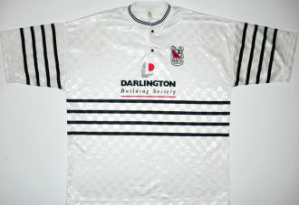maillot de darlington fc domicile 1997-1998 rétro