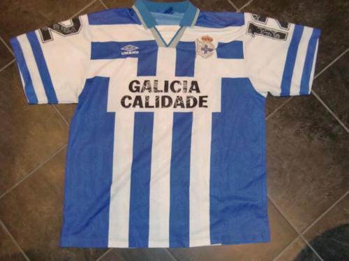 maillot de deportivo la corogne domicile 1993 rétro