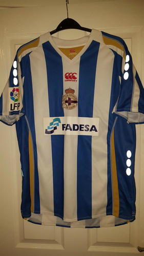 maillot de deportivo la corogne domicile 2008-2009 rétro