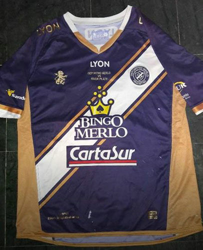 maillot de deportivo merlo particulier 2011 rétro