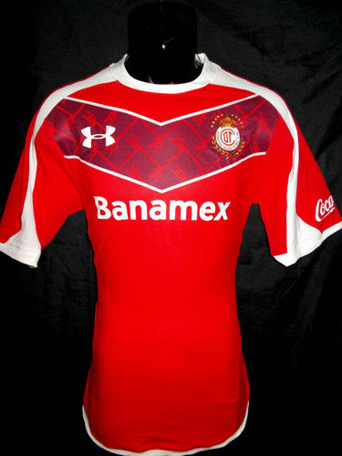 maillot de deportivo toluca domicile 2011-2012 rétro