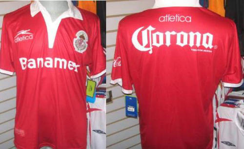 maillot de deportivo toluca particulier 2009-2010 rétro