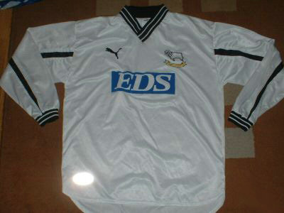 maillot de derby county fc domicile 1999-2001 rétro