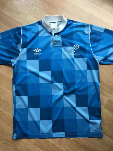 maillot de derby county fc exterieur 1987-1989 rétro