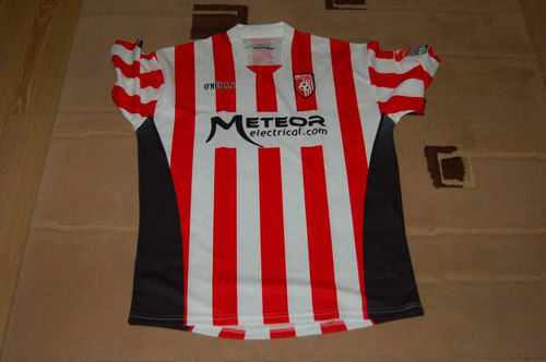 maillot de derry city fc domicile 2008-2009 rétro