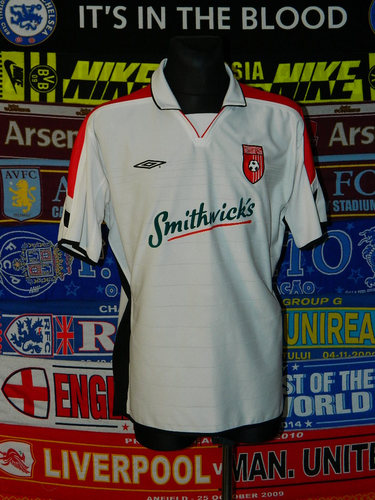 maillot de derry city fc exterieur 2003-2004 rétro