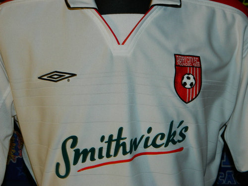 maillot de derry city fc exterieur 2003-2004 rétro