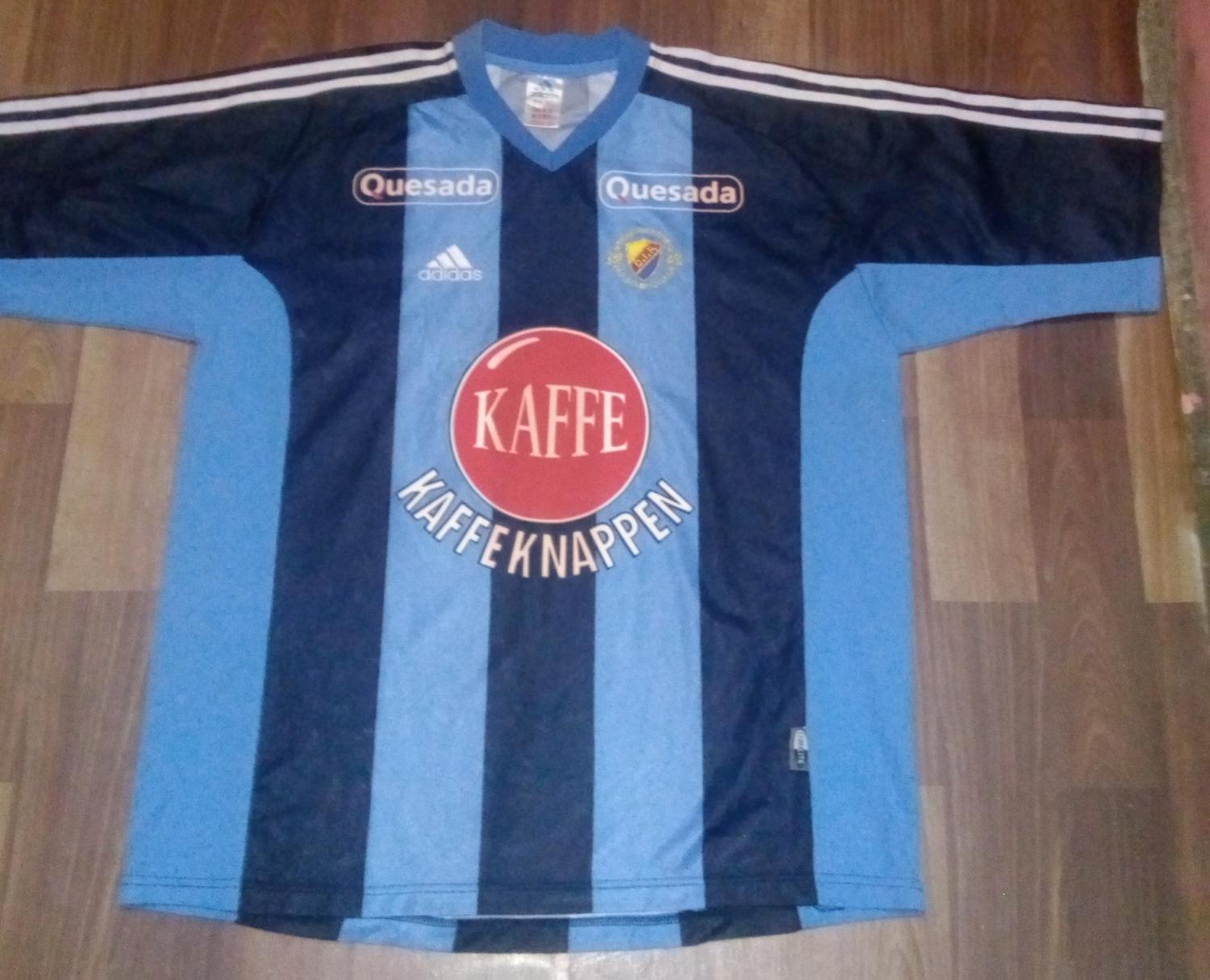 maillot de djurgårdens if domicile 2002-2003 rétro