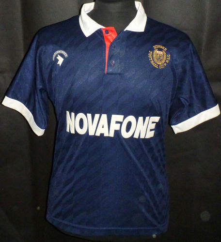 maillot de dundee fc domicile 1990-1991 rétro