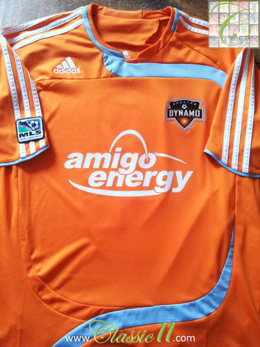 maillot de dynamo de houston domicile 2008-2009 rétro